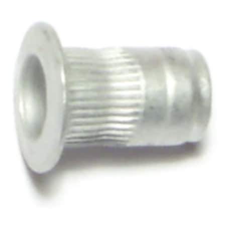 Midwest Fastener Blind Nut Insert, #8-32 Thrd Sz, Aluminum, 8 PK 69302